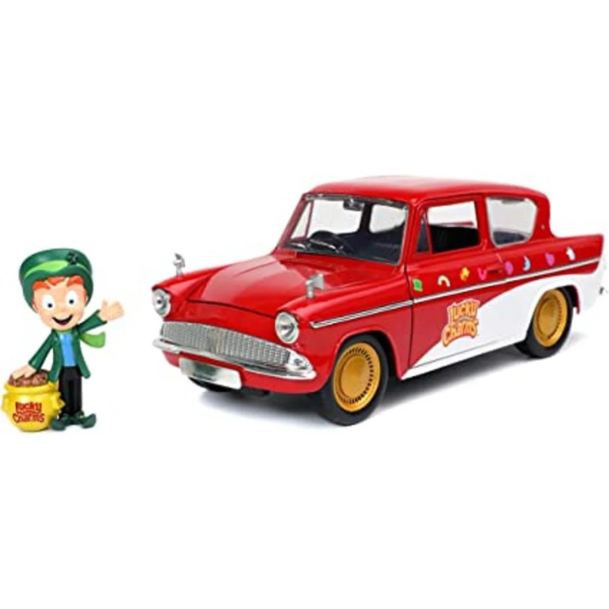Jada Toys Lucky Charms 124 1959 Ford Anglia Diecast Car y_1