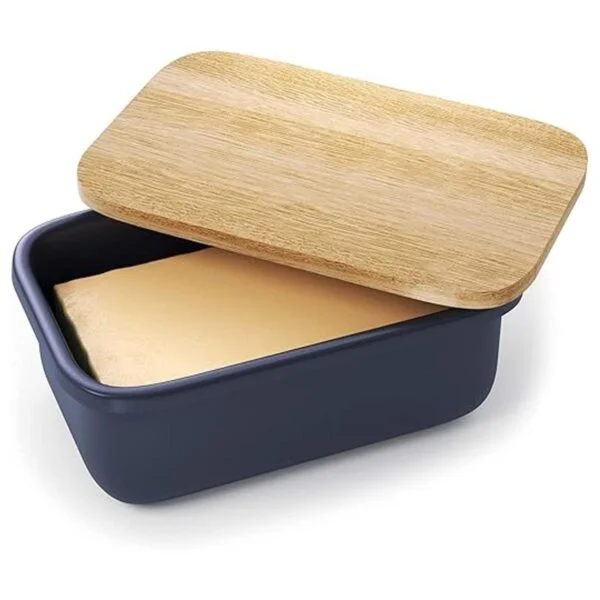 Mantequilla con tapa para encimera contenedor para barra