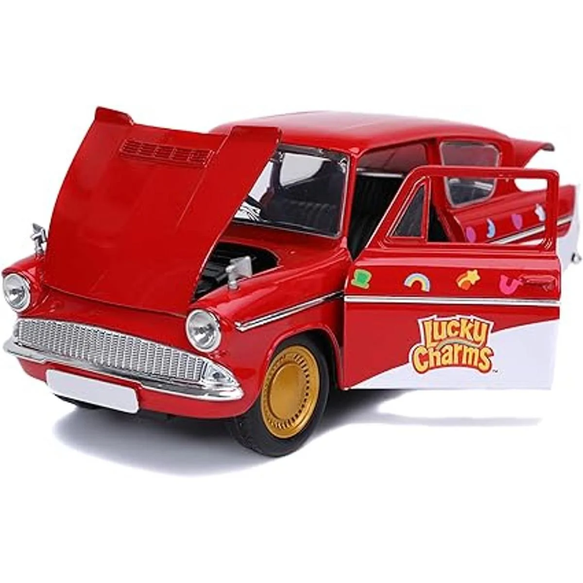 Jada Toys Lucky Charms 124 1959 Ford Anglia Diecast Car y_6