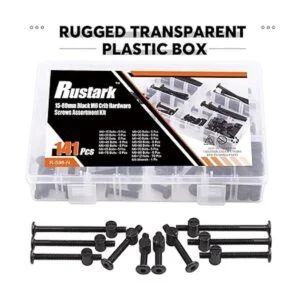 Rustark 141 piezas M6 0.787 in3.150 in tornillos