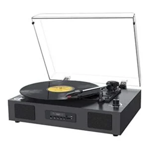 Tocadiscos Bluetooth con altavoz integrado grabación USB_1