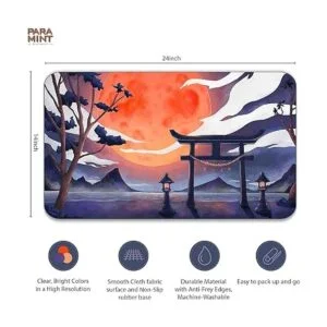 Paramint Blood Moon Torii Gate Stitched MTG Playmat_2