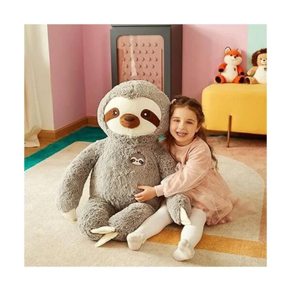 IKASA Juguete Bradypode de peluche grande de perezoso para_5