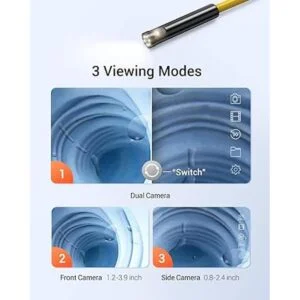 DEPSTECH Endoscopio inalámbrico de doble lente con 7_3