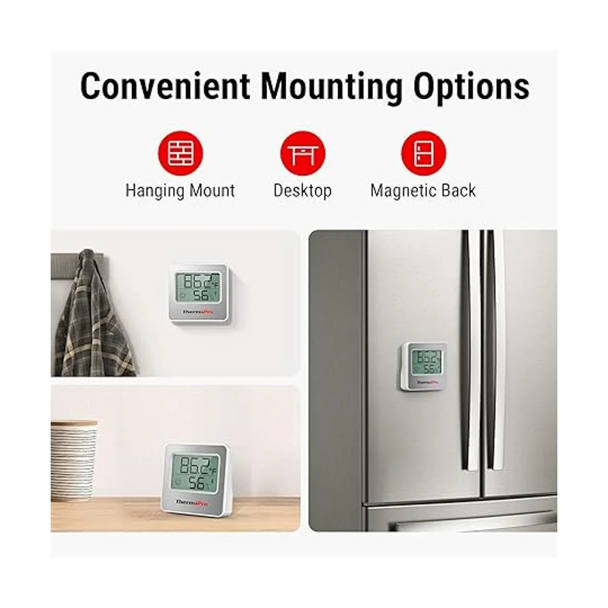 ThermoPro TP357 Paquete de 2 termómetros higrómetro_6