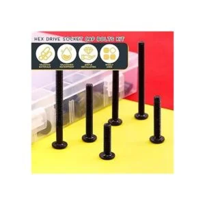 Hilitchi Juego de 84 tornillos de cabeza avellanada M6