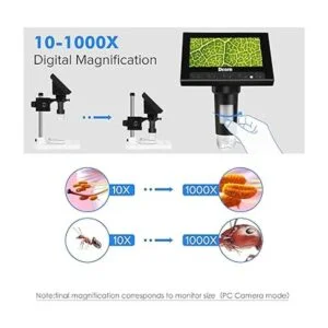 Microscopio de moneda microscopio digital LCD Dcorn de_3