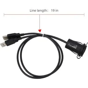 DAMAVO YM1240 Cable de extensión de montaje de coche_5