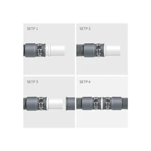 2 conectores de manguera de drenaje para lavadora apto