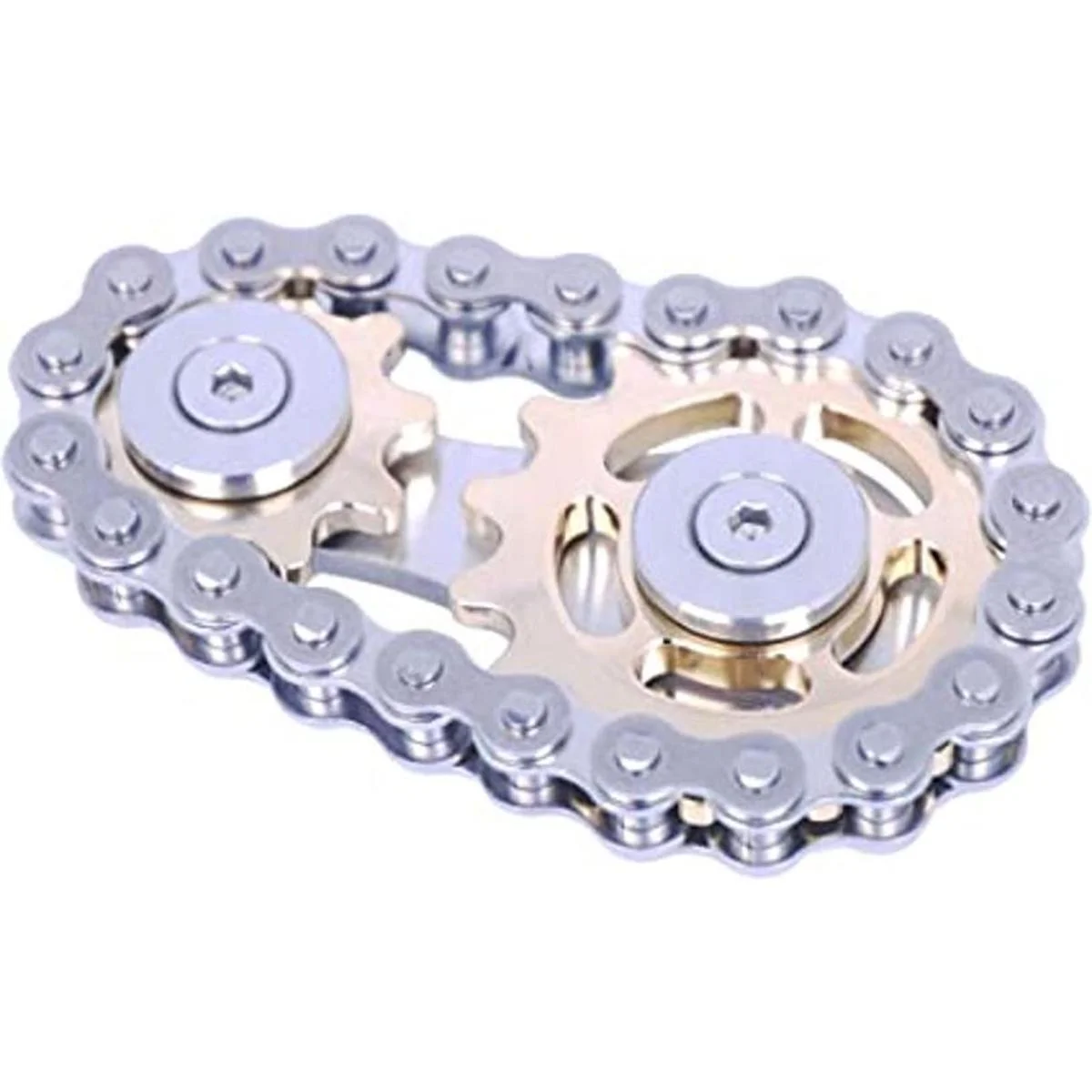 DMaos Fidget Spinner cadena de bicicleta de eslabones con_1