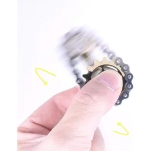 DMaos Fidget Spinner cadena de bicicleta de eslabones con_4