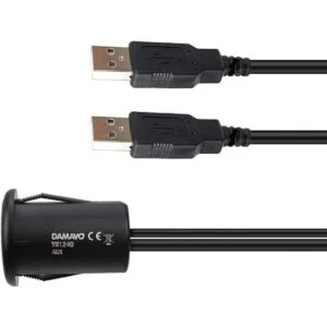 DAMAVO YM1240 Cable de extensión de montaje de coche_4