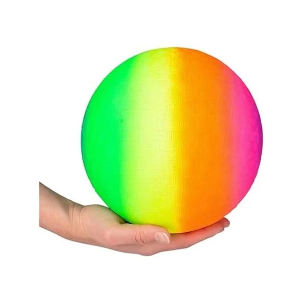 Bedwina Bolas de juego arcoíris 8.5 pulgadas paquete de_5