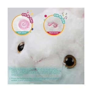 SpecialYou Juguete de peluche de conejo con luces_5
