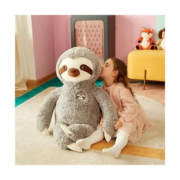 IKASA Juguete Bradypode de peluche grande de perezoso para_3