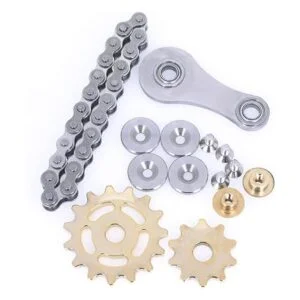 DMaos Fidget Spinner cadena de bicicleta de eslabones con_6