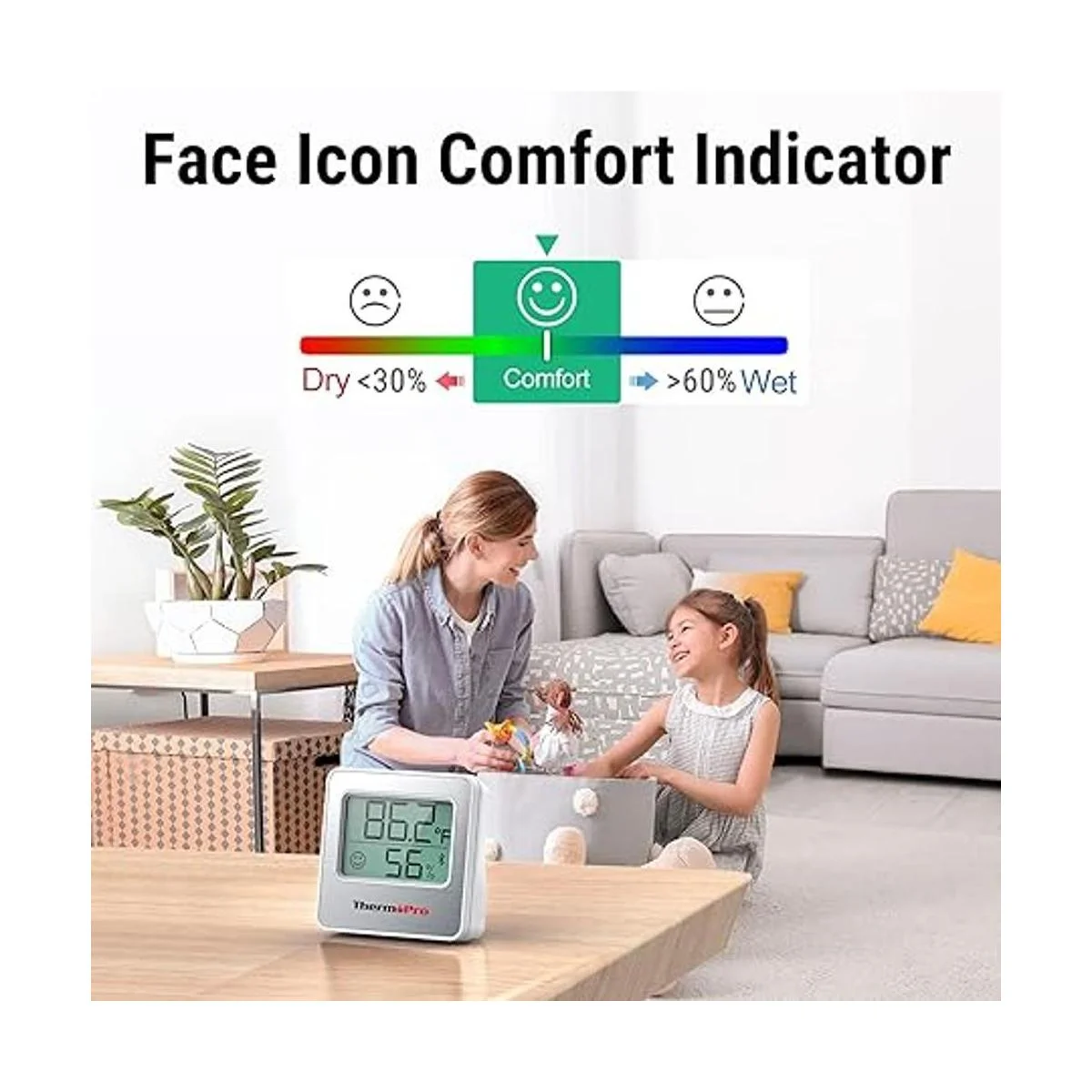ThermoPro TP357 Paquete de 2 termómetros higrómetro_2