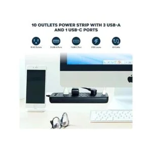 Protector contra sobretensiones USBC y 10 salidas de CA 3_2