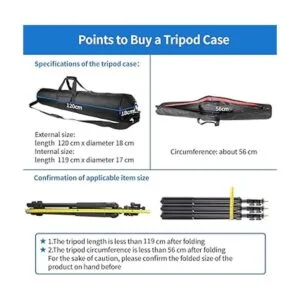 Hemmotop Estuche de transporte para trípode 47.2 x 7.1_2
