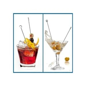 Palito de púas de cóctel 20 piezas de acero inoxidable_4