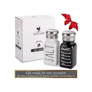 Brighter Barns Juego de saleros y pimenteros de granja_3