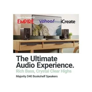 Majority Altavoces activos D40 para estantería Altavoces_2