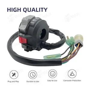 M MATI Interruptor de faros delanteros para Yamaha Moto4_6