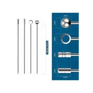Palito de púas de cóctel 20 piezas de acero inoxidable_2