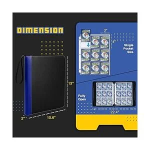 CloverCat Carpeta de tarjetas de doble cara 40 páginas