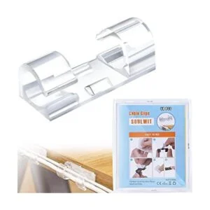 SOULWIT 50 clips autoadhesivos de gestión de cables_1