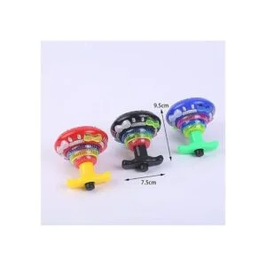 TOYANDONA 3 piezas de juguetes giratorios con luz LED_2