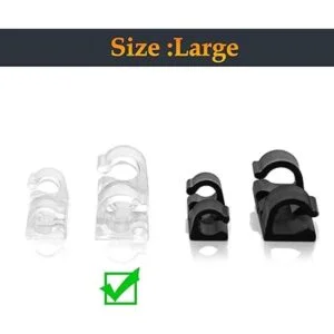 SOULWIT 50 clips autoadhesivos de gestión de cables_2