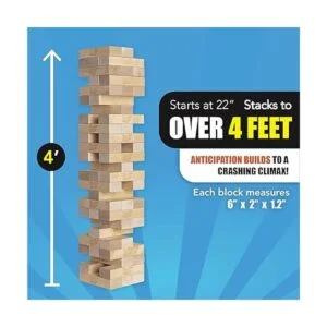Jenga Giant JS6 El juego Jenga de tamaño extra grande se_3