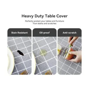 Romanstile Mantel rectangular de cloruro de polivinilo de