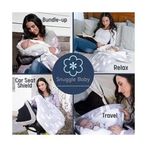 Snuggle Baby Manta para envolver para niños o niñas saco_5