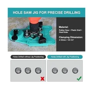 BEAMNOVA Juego de 16 brocas de diamante con plantilla de_2