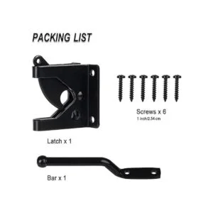 Pestillo de puerta autobloqueante pestillo automático de_3