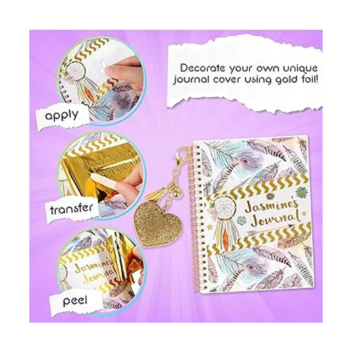 Juego de diario Good Vibes de Craft Vibes Only Diario_4