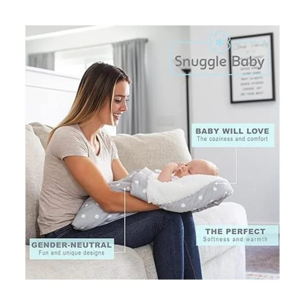 Snuggle Baby Manta para envolver para niños o niñas saco_2