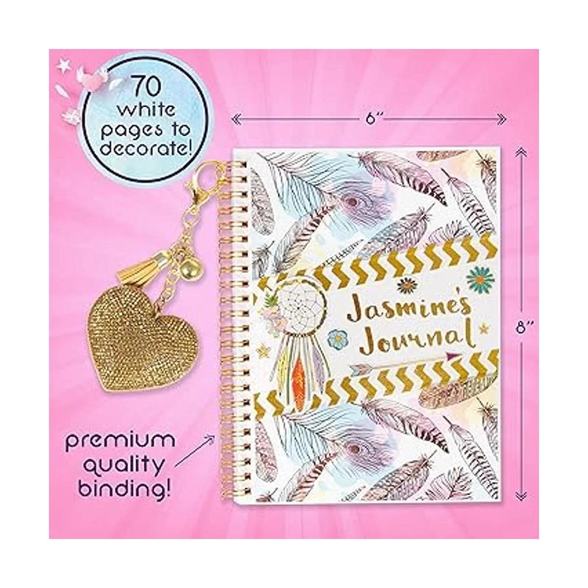 Juego de diario Good Vibes de Craft Vibes Only Diario_6