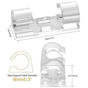 SOULWIT 50 clips autoadhesivos de gestión de cables_3