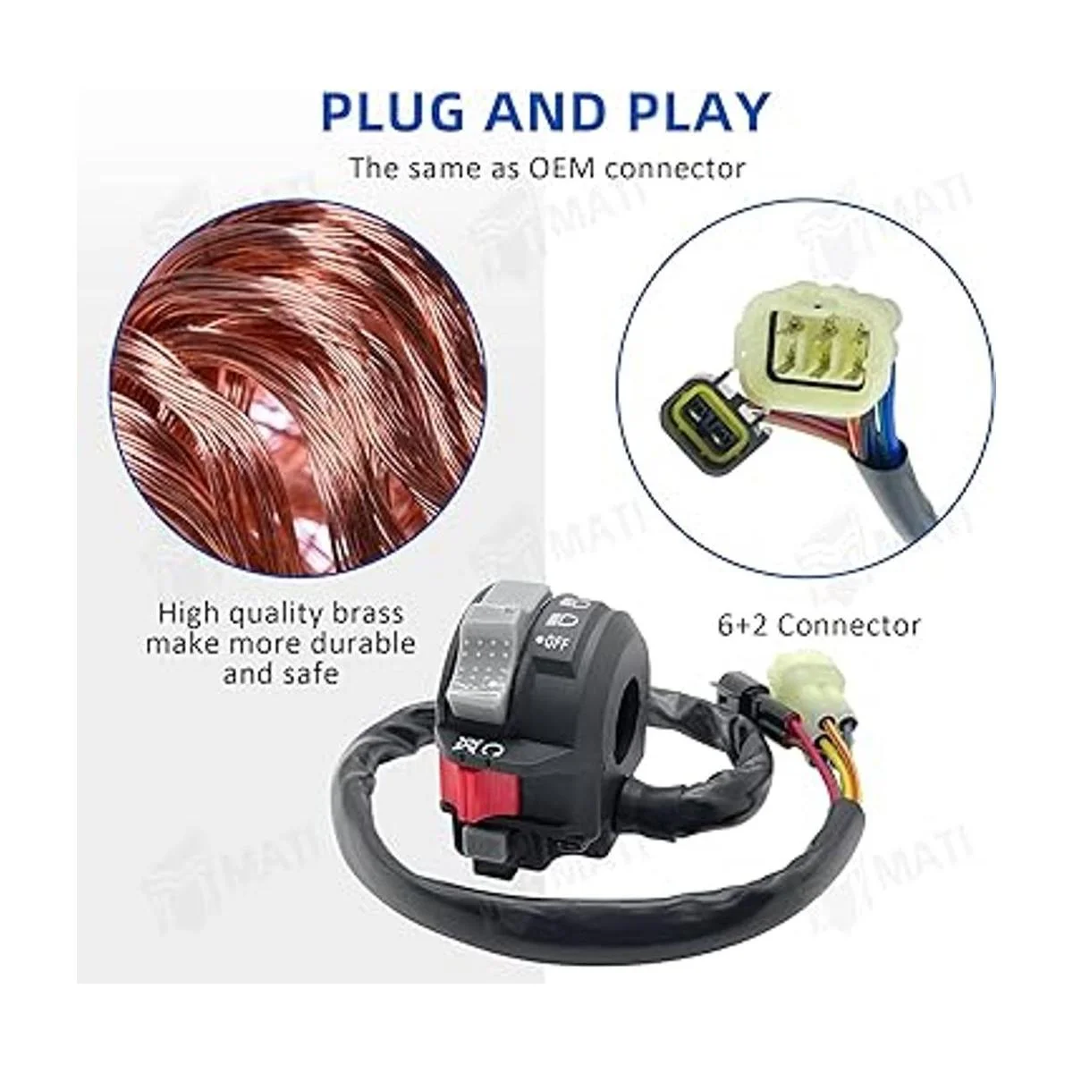 M MATI Control de manillar izquierdo del motor_4