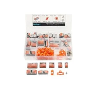 Didamx Juego de 120 conectores compactos de cables con_1