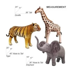 Jet Creations JCGET3 Animal de peluche de tigre de_2