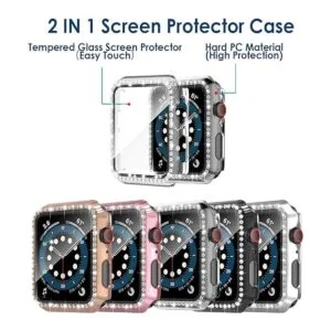 Simpeak Paquete de 5 fundas rígidas brillantes de 1.73_2