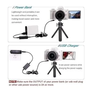 RUITOO Cable de unidad USB ACKE12 para cámara digital_4