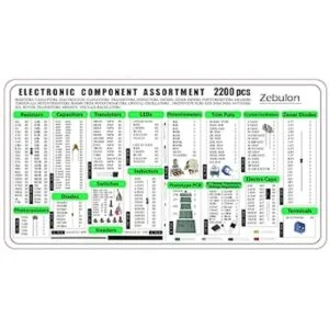 Kit surtido de 2200 piezas de componentes electrónicos_2