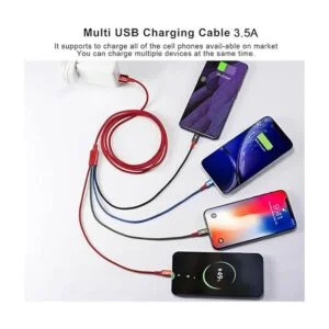 Cable de carga múltiple de 3.5 A Paquete de 2 cables de_5