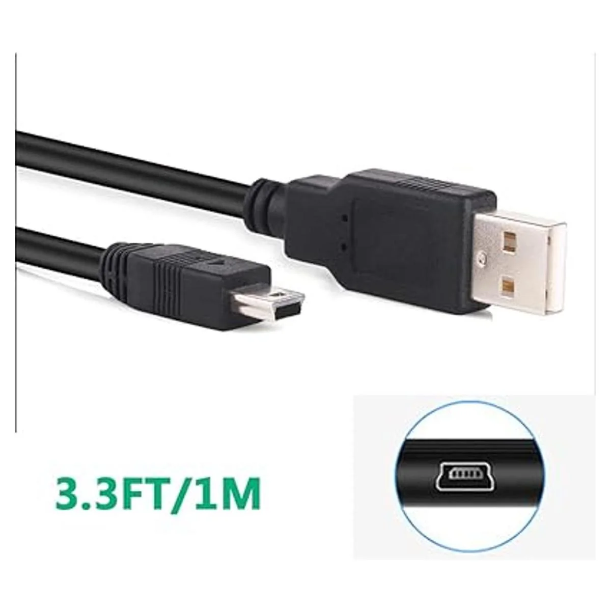 Cable de carga de 3 pies adaptador de cargador de_2