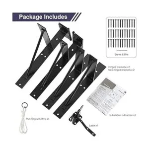 GoldOrcle Kit de puerta antihundimiento resistente sin